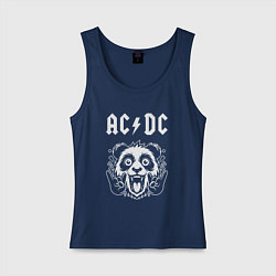 Женская майка AC DC rock panda