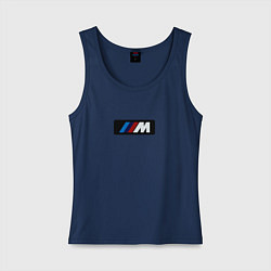 Женская майка BMW logo sport steel