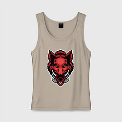 Женская майка Красный боров