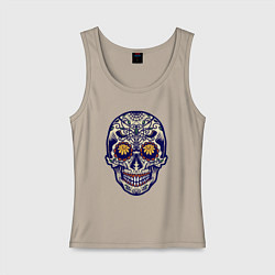 Женская майка Расписной черепок