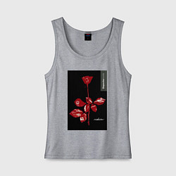 Женская майка Depeche mode rose