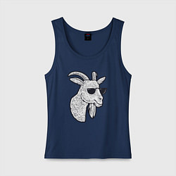 Женская майка Козлик в очках