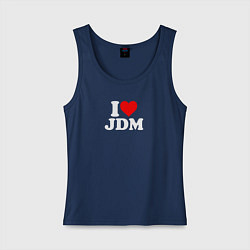 Женская майка I love JDM