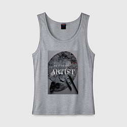 Женская майка Художник палитра aesthetic