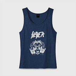 Женская майка Slayer rock dog