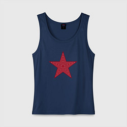 Женская майка USSR red star