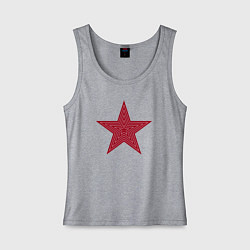 Женская майка USSR red star