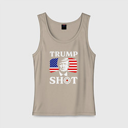 Женская майка Trump shot