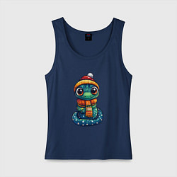 Женская майка Маленькая милая змейка 2025