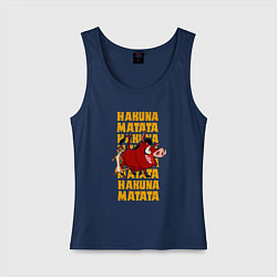 Женская майка Акуна матата Тимон и Пумба - Король лев