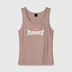 Женская майка Marvel rivals logo