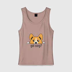 Женская майка Got Corgi