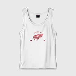 Майка женская хлопок Detroit Red Wings: Est.1926, цвет: белый