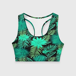 Женский спортивный топ Tropical pattern