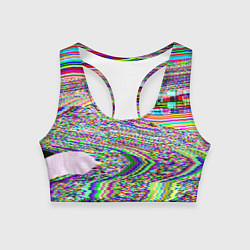 Женский спортивный топ Optical Glitch