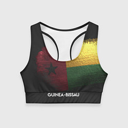 Топик спортивный женский Guinea-Bissau Style, цвет: 3D-принт