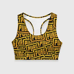 Женский спортивный топ PUBG Pattern