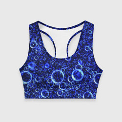 Женский спортивный топ Пузыри