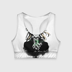 Топик спортивный женский Вайолет, цвет: 3D-принт