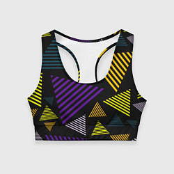 Женский спортивный топ ГЕОМЕТРИЯ