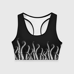 Топик спортивный женский Octopus Щупальца, цвет: 3D-принт
