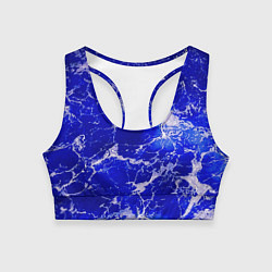 Топик спортивный женский Морские волны!, цвет: 3D-принт