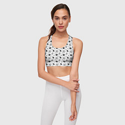 Топик спортивный женский Patern Halloween 9, цвет: 3D-принт — фото 2