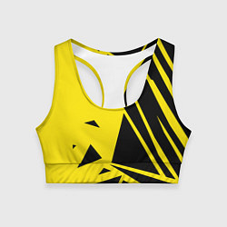 Топик спортивный женский Цвета победы, цвет: 3D-принт