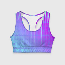Топик спортивный женский Символмужской, цвет: 3D-принт