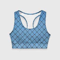 Топик спортивный женский Рабица, цвет: 3D-принт