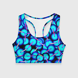 Женский спортивный топ ТЕКСТУРА ШАРОВ