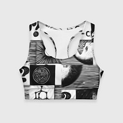 Женский спортивный топ Вопросы из космоса