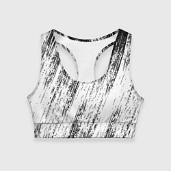 Топик спортивный женский Мокрый асфальт, цвет: 3D-принт