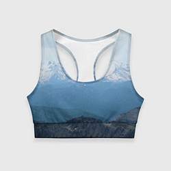 Женский спортивный топ Кавказские горы