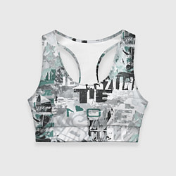 Топик спортивный женский Ice Tea Style, цвет: 3D-принт