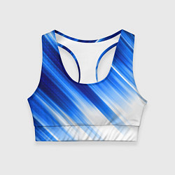 Топик спортивный женский Blue Breeze, цвет: 3D-принт