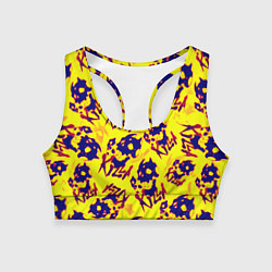 Женский спортивный топ Killa music neon