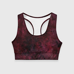 Топик спортивный женский Кровавое небо, цвет: 3D-принт