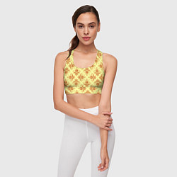 Топик спортивный женский Солнечная виньетка, цвет: 3D-принт — фото 2