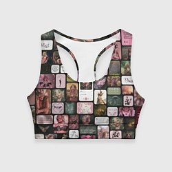 Топик спортивный женский Melanie Martinez portals, цвет: 3D-принт