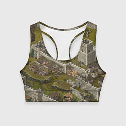 Топик спортивный женский Stronghold Crusader Definitive Edition, цвет: 3D-принт