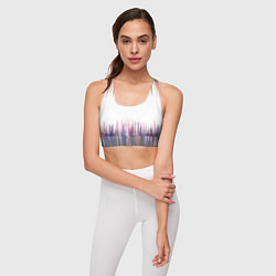 Топик спортивный женский Бахрома, цвет: 3D-принт — фото 2