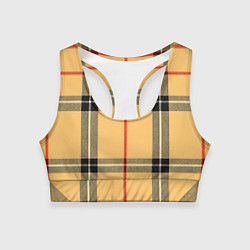 Женский спортивный топ Классическая клеточка