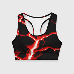 Топик спортивный женский The rift, цвет: 3D-принт