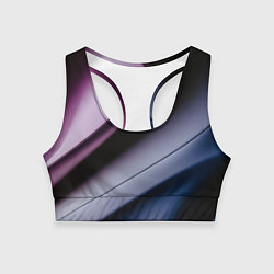 Топик спортивный женский Multicoloured, цвет: 3D-принт