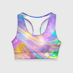 Топик спортивный женский Волшебный мистический космос, цвет: 3D-принт