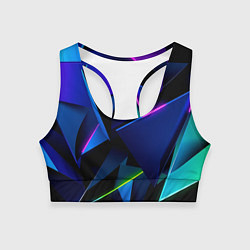 Женский спортивный топ Neon geometric