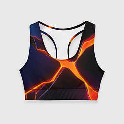 Женский спортивный топ Orange rift