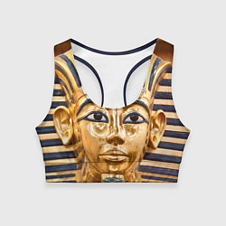 Топик спортивный женский Фараон, цвет: 3D-принт