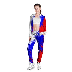 Олимпийка женская Россия, цвет: 3D-белый — фото 2